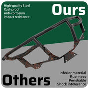 DURAFORCE BLACK FRONT BRUSH GUARD BUMPER FOR YAMAHA WOLVERINE RMAX2 / RMAX4 1000 21-24