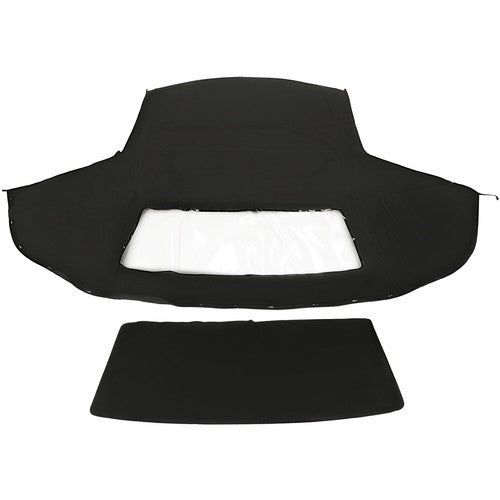 DURAFORCE For Chevrolet Camaro 94-02 Convertible Soft Top Plastic Window Black Sailcloth