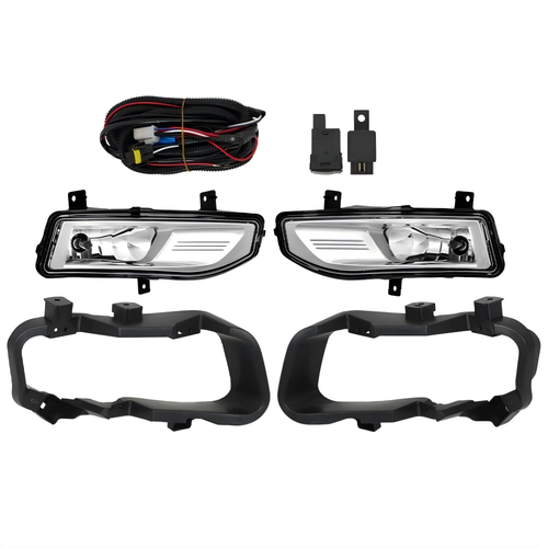 DURAFORCE Front Bumper Fog Lights Fog Lamps Left&Right for Nissan Kicks 2017 2018 2019