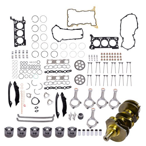 DURAFORCE 68147229AA For Jeep Ram 1500 Engine Overhaul Rebuild Kit Crankshaft Rods Timing