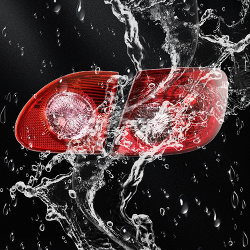For 2003-2008 Toyota Corolla Outer+Inner Tail Lights Right Passenger Clear Lens