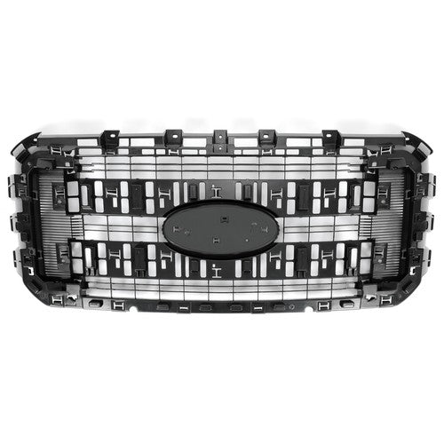 DURAFORCE Front Upper Grille Bracket For 2011-2016 Ford F250 F350 F450 Super Duty Black