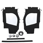 DURAFORCE For Kubota RTV1100 Black PVC Full Soft Doors Cab Enclosure RTV900/RTV1120 08-14