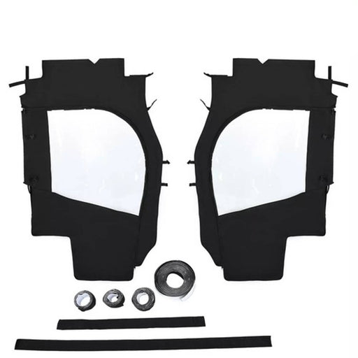 DURAFORCE For Kubota RTV1100 Black PVC Full Soft Doors Cab Enclosure RTV900/RTV1120 08-14