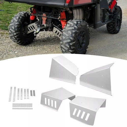 DURAFORCE For Polaris Ranger XP 900 / 1000 13-19 Front & Rear A-ARM Guards Skid Plate