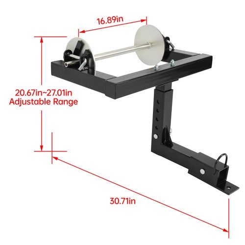 Barbed Wire Unroller Fence Stretcher Bolt On ATV Adaptor With 2 Inch Receiver Hitch