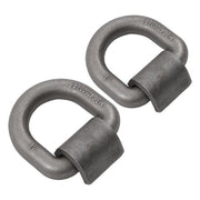 DURAFORCE 2 Pack 1" Weld On Forged D Ring with Welding Clip 47,000 LBS Fracture Strength