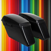 DURAFORCE For Harley Softail Fatboy Hard Saddlebag Saddle Bags Black Conversion Brackets