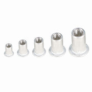 DURAFORCE 150 Pack Aluminum Rivet Nut Kit Metric Rivnut Nutsert Assort M3 M4 M5 M6 M8 New