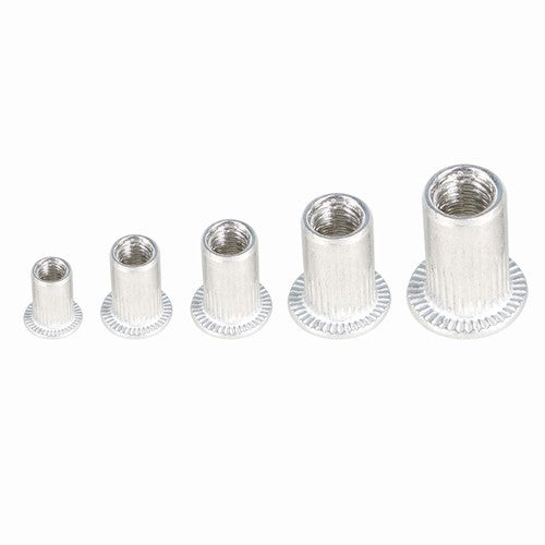 DURAFORCE 150 Pack Aluminum Rivet Nut Kit Metric Rivnut Nutsert Assort M3 M4 M5 M6 M8 New