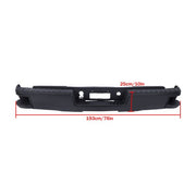 DURAFORCE Suitable For Chevy Silverado 1500 2014-2018 Rear Bumper Face Bar Black Durable