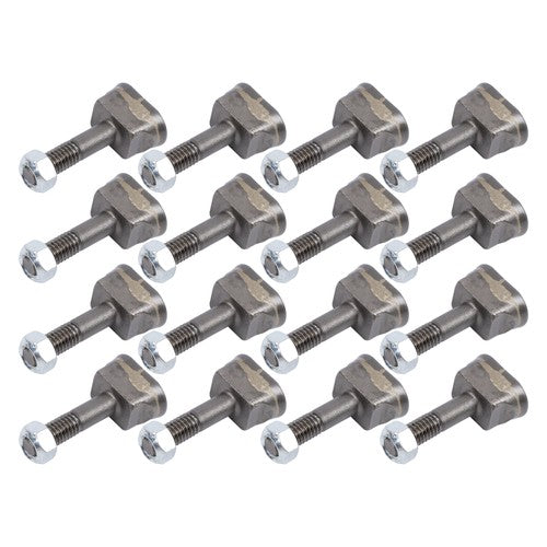 DURAFORCE 16 Pack Replacement Stump Grinder Teeth Compatible For Vermeer Yellow Jacket