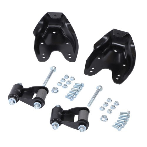 DURAFORCE Black Leaf Spring Hanger Bracket Kit 722-216 For Dodge Dakota 1997-2004 4WD Rear