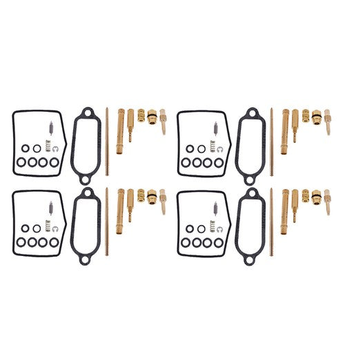DURAFORCE 4x Deluxe Carburetor Repair Kits For Honda 1972-1974 CB350F Carb Repair