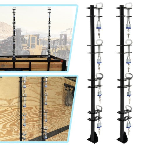 DURAFORCE Lockable Weeder Trimmer Rack Holders for Enclosed or Open Trailer Set of 4