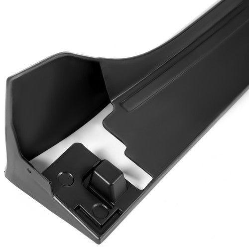 Side Skirt Extension for 16-2020 Honda Civic 4dr Sedan LX EX Si Blk Type R Style