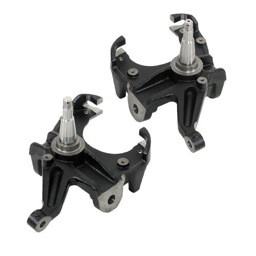 DURAFORCE For Chevy C-10 R10 2WD 1973-1987 Black 3''Drop Lowering Spindles w/1.25"Rotor