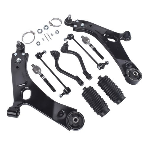 DURAFORCE 10Pcs Control Arm Kit Fit for 2010-2013 Hyundai Tucson 2011-2013 Kia Sportage