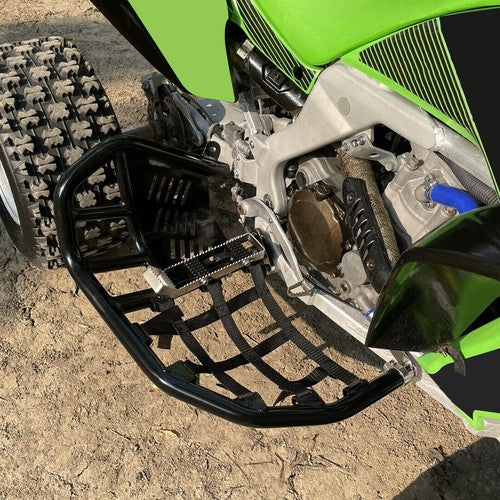 DURAFORCE Nerf Bars Peg Heel Guard Black Nerf For Kawasaki KFX 450R KFX450R 2008-2014 2015