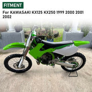 DURAFORCE 7PCS Plastic Kit Restyle Fairing BodyWork Set For KAWASAKI KX125 KX250 1999-2002