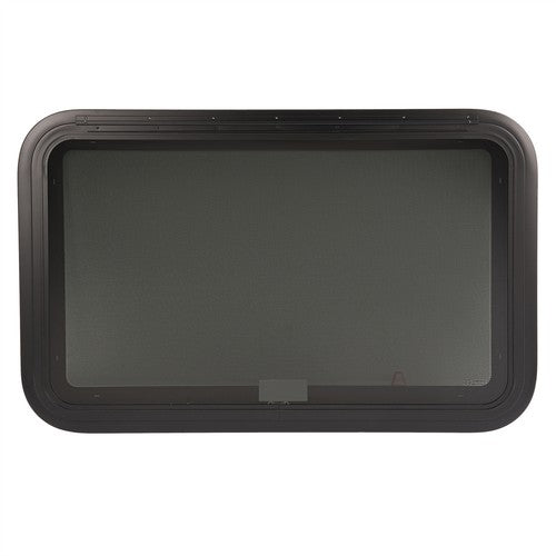 DURAFORCE 36" W x 22" H RV Exit Window For Camper Emergency Push Out Window Tempered Glass