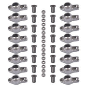 DURAFORCE Steel Roller Tip Rocker Arms Set for Small Block Chevy 350 1.5 Ratio 3/8" Stud