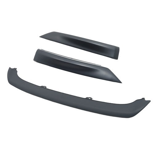 DURAFORCE Front Bumper Upper+Lower Grill&Fog Light Set&Trim Set For Ford Focus 2015-2018