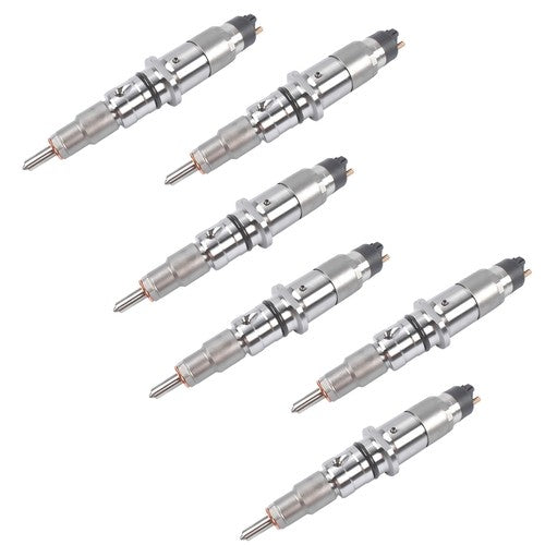 DURAFORCE 6PCS Fuel Injectors For Komatsu PC200-8 Cummins QSB6.7 QSB5.9 0445120231 5263262