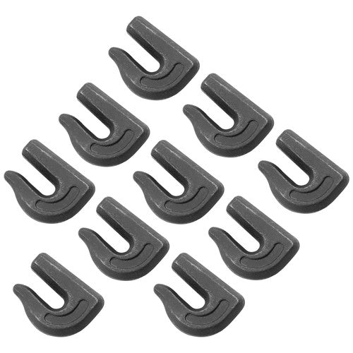 DURAFORCE 10 Pack 3/8" Weld On Grab Hook 6600lbs Heavy Duty G70 Forged Grab Chain Hooks