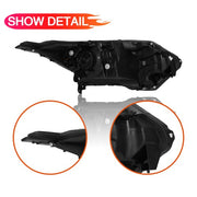 DURAFORCE Headlights Assembly Headlamp Halogen Fit 2016 2017 2018 Honda HR-V HRV LH+RH