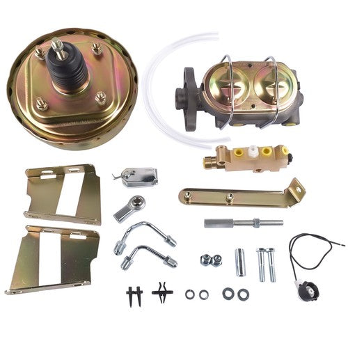 DURAFORCE 8" Brake Booster Conversion Kit for 1960-66 Chevy C10 C20 Pickup Zinc Disc/Drum
