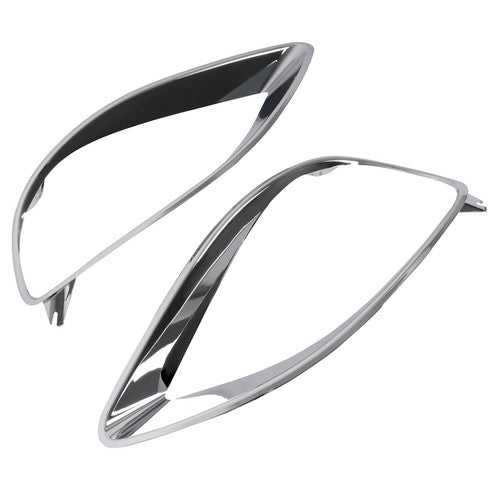 DURAFORCE Pair Headlight Bezel For Freightliner Columbia 2001-17 #0632242003 Headlamp Trim