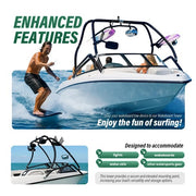 DURAFORCE Adjustable Aluminum Wakeboard Tower Tube Powder Coated With Hardware For Boat
