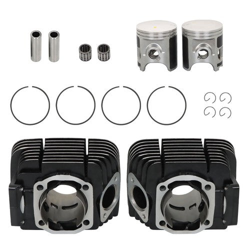 DURAFORCE Fit For Yamaha Rd350 1973-1975 Cylinder Rebuild Kit Pistons Rings Pins