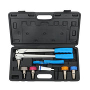 DURAFORCE Precision Manual PEX Pipe Expander Tool Kit Expansion Heads W/ 3/8",1/2",3/4",1"