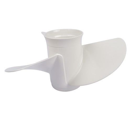 DURAFORCE Boat Outboard Propeller Fits Yamaha Engines 50-130HP F75 15 Tooth 3 Blades RH
