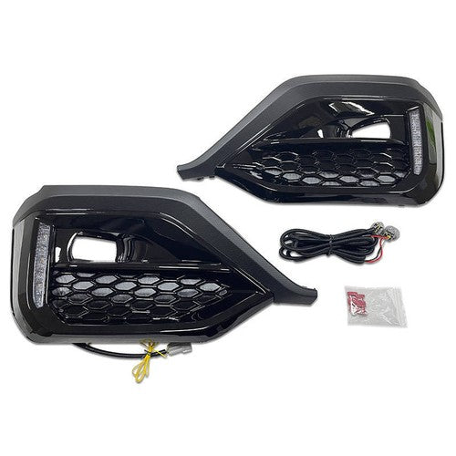 DURAFORCE For 2022 2023 Subaru WRX STI LED Turn Signal DRL Fog Bezel Light W/COVER 22-23