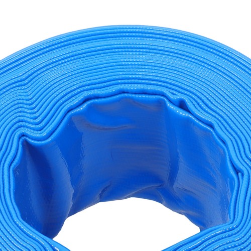DURAFORCE 3 x 50FT PVC Irrigation Hose With Two Hose Collets Blue New
