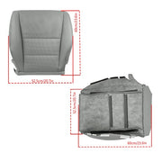 DURAFORCE New Driver Bottom Perforated Leather For 2007- 11 2012 Acura RDX Seat Cover Gray