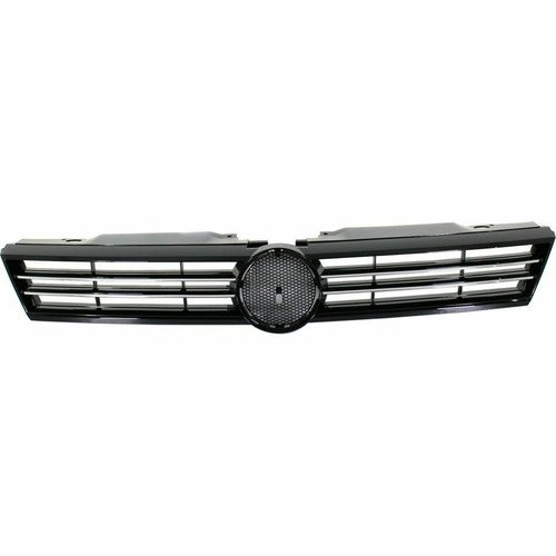 DURAFORCE For 2011-2014 VW Volkswagen Jetta Front Bumper Gray Grille W/Chrome Trim