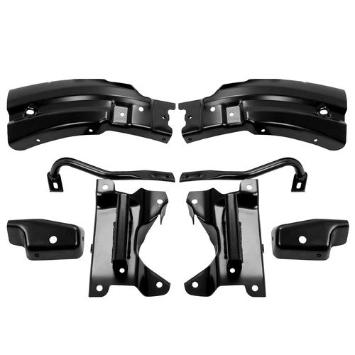 DURAFORCE Front Bumper Mounting Support Brace Bracket 8pc Kit for Silverado 1500 2007-2013
