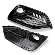 DURAFORCE L+R Fog Lights For 2016-2021 Honda Civic Hatchback DRL LED Daytime Running Lamps