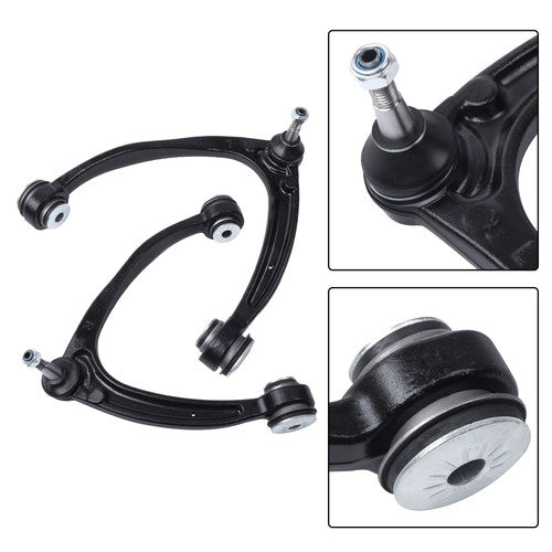 DURAFORCE Front Upper Lower Control Arms Wheel Hub 4WD 14pc For GMC Sierra 1500 2007-2013