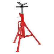DURAFORCE Heavy-Duty Pipe Jack Stand 28"-52" Inch Adjustable Folding Pipe Stand 2500 Lbs