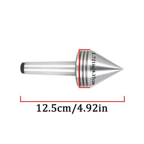 DURAFORCE MT2 Rotary Live Center Shaft Morse Taper Heavy Duty Bearing Lathe Turning New