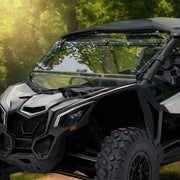 DURAFORCE 2-IN-1 Front Flip Clear Windshield for Can-Am Maverick X3 Models 2017+