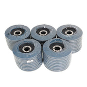 DURAFORCE Premium Zirconia Flap Disc Sanding Grinding 100Pack 80 Grit T29 4.5''x7/8''