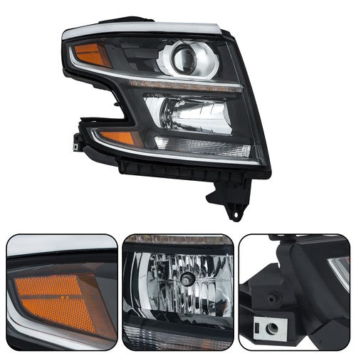 DURAFORCE Right For Chevy Tahoe/Suburban 2015-2019 2020 HID Headlight w/HID Bulbs&Ballasts
