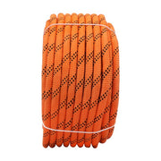 DURAFORCE 48 Stranded Braided Rope 3/8"×120' Orange Black Breaking Strength 3430 Pounds