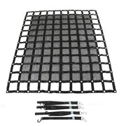 DURAFORCE Heavy Duty Cargo Net For Pickup Trucks W/ Cam Buckles & S-Hooks 6.75' x 8' FT
